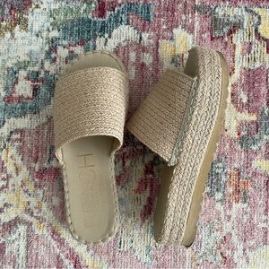Matisse Rattan Platform Sandals